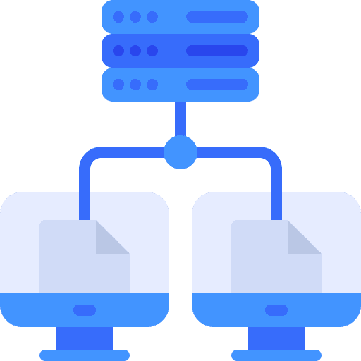 Cloud computing databases cloud computing server icon Cloud computing databases cloud computing server icon