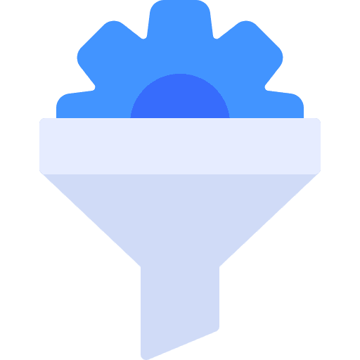 Filter electronics networking filtering icon Filter electronics networking filtering icon