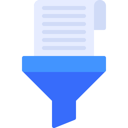 Funnel files and folders ui filtering icon Funnel files and folders ui filtering icon