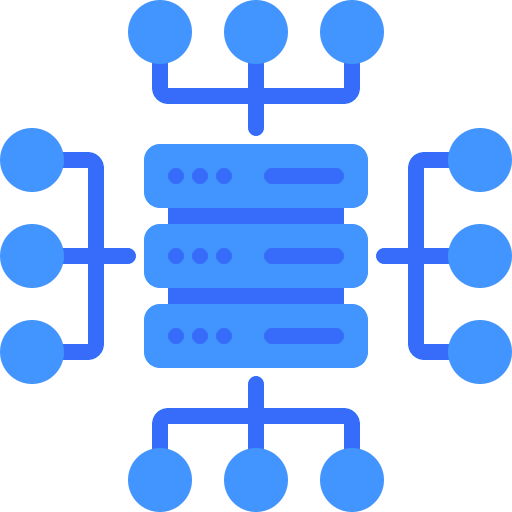 Hosting server technology electronics icon Hosting server technology electronics icon