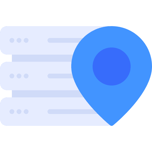 Server seo and web storage networking icon Server seo and web storage networking icon