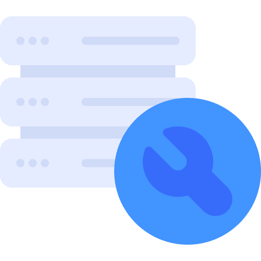 Server server seo and web maintenance icon Server server seo and web maintenance icon