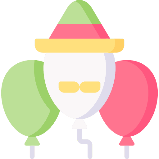 Balloons balloons cinco de mayo mexico icon