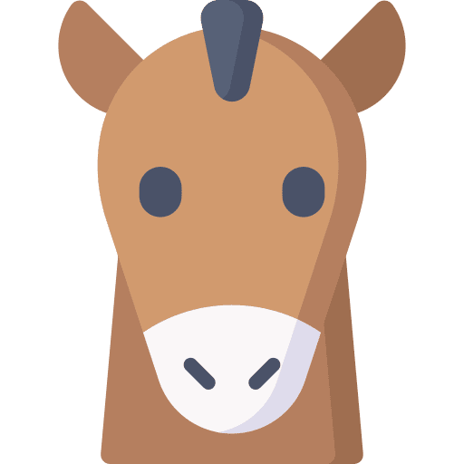 Horse horse animals zoo icon