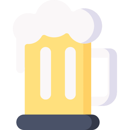 Pint of beer beer mug beverage alcoholic drink icon