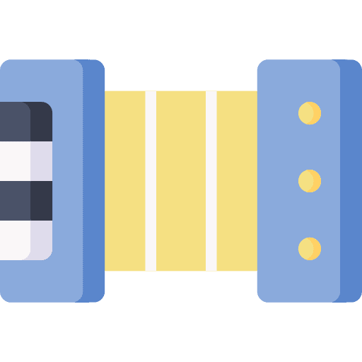 Accordion music and multimedia folk cultures icon Accordion music and multimedia folk cultures icon