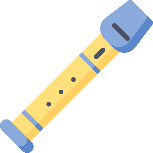 Flute wind instrument music and multimedia music instrument icon Flute wind instrument music and multimedia music instrument icon