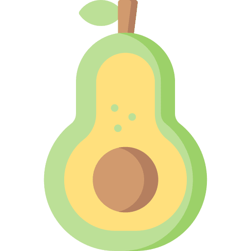 Avocado vegan nutrition avocado icon Avocado vegan nutrition avocado icon