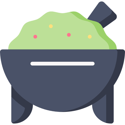 Molcajete stone mexican food and restaurant icon Molcajete stone mexican food and restaurant icon