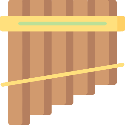 Zampona wind instrument traditional music and multimedia icon Zampona wind instrument traditional music and multimedia icon