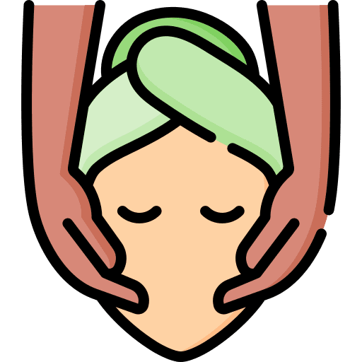 Facial massage facial massage beauty skincare icon Facial massage facial massage beauty skincare icon