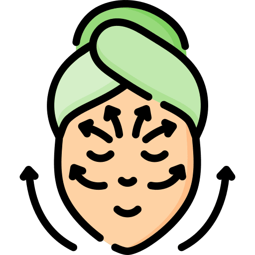 Facial massage facial treatment wellness spa icon Facial massage facial treatment wellness spa icon