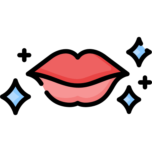 Lip mask mouth cosmetics skincare icon Lip mask mouth cosmetics skincare icon