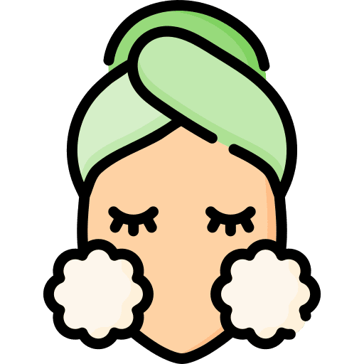 Cleansing peeling cosmetics facial icon Cleansing peeling cosmetics facial icon