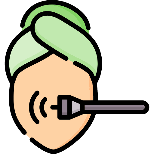 Laser depilation depilating cosmetology icon Laser depilation depilating cosmetology icon