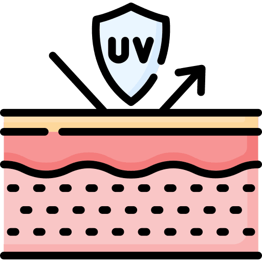 Ultraviolet skincare dermatology healthcare and medical icon Ultraviolet skincare dermatology healthcare and medical icon