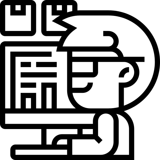 Data analysis business and finance monitor result icon