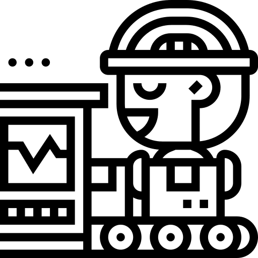 Production production manufacturing electronics icon