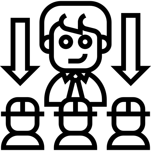 Resource professions and jobs employee business and finance icon