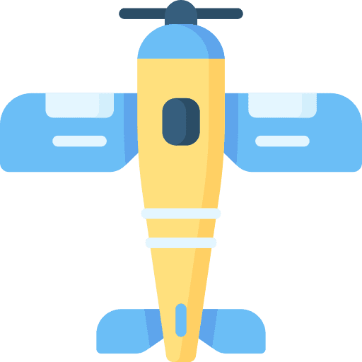 Monoplane aeroplane travel monoplane icon