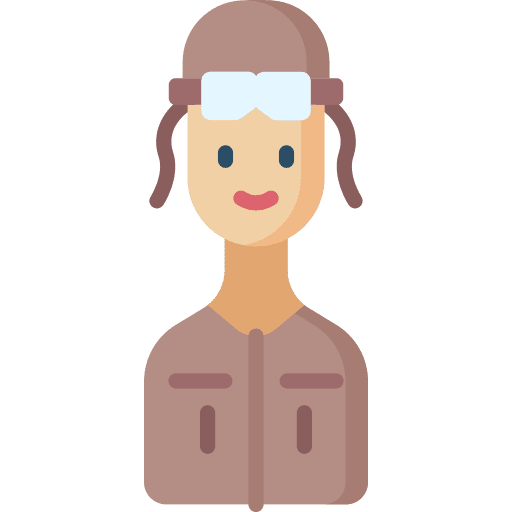 Pilot captain flight aviator icon Pilot captain flight aviator icon