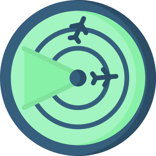 Radar aviation ui place icon Radar aviation ui place icon