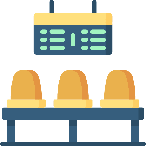 Waiting room waiting hall waiting room airport icon