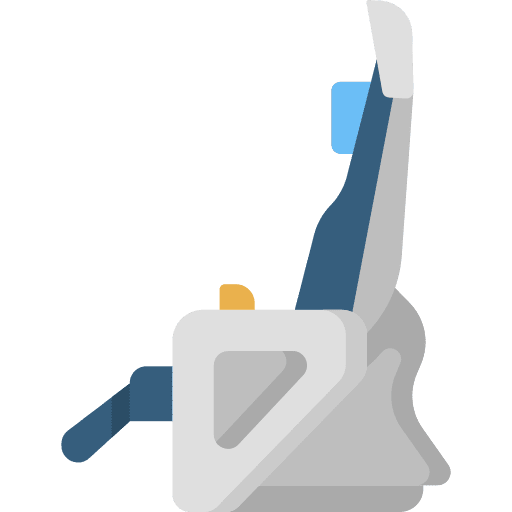 Seat aviation transportation flight icon Seat aviation transportation flight icon