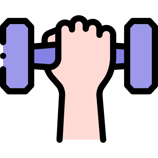 Workout exercise dumbbell workout icon