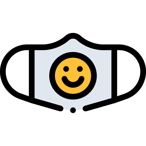 Face mask reuse security healthcare icon Face mask reuse security healthcare icon