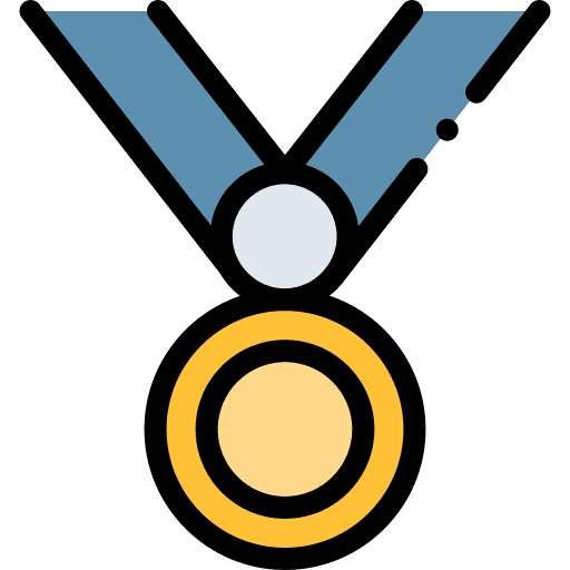 Medal champion award sport icon Medal champion award sport icon