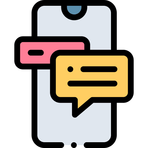 Chat cellphone comment smartphone icon Chat cellphone comment smartphone icon