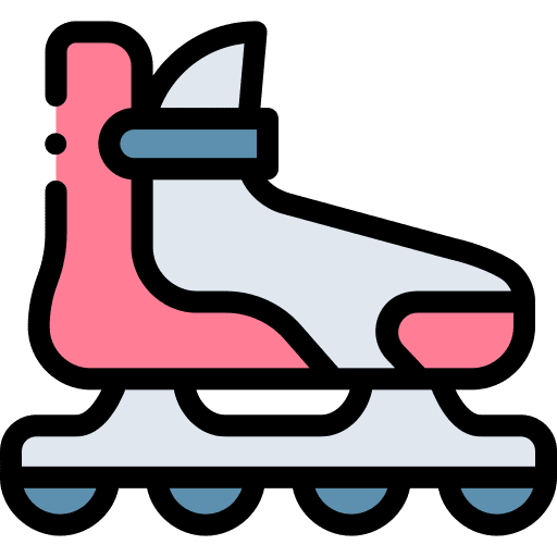 Roller skate shoes sports skating icon Roller skate shoes sports skating icon