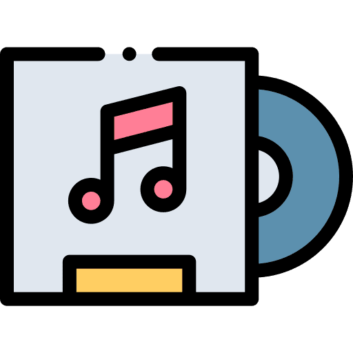 Vinyl cd multimedia album icon Vinyl cd multimedia album icon
