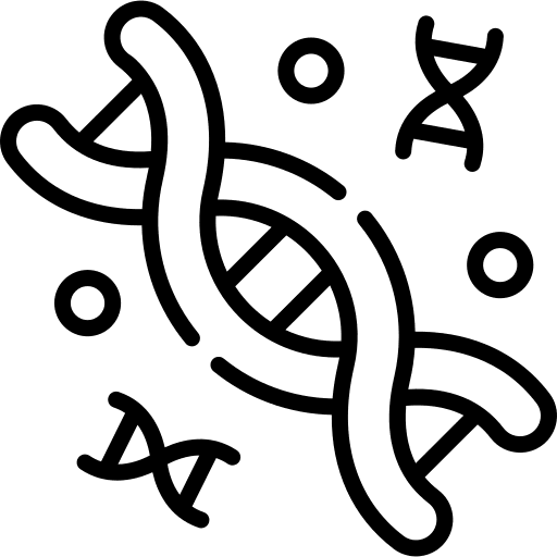 Dna biology science healthcare icon