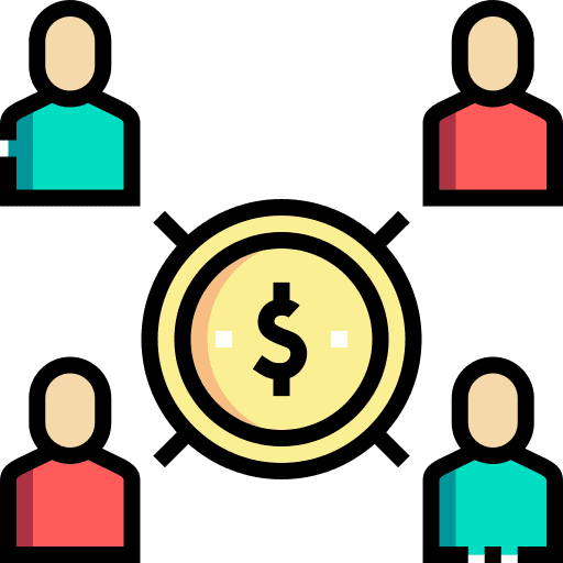 Donation avatar fundraising money icon