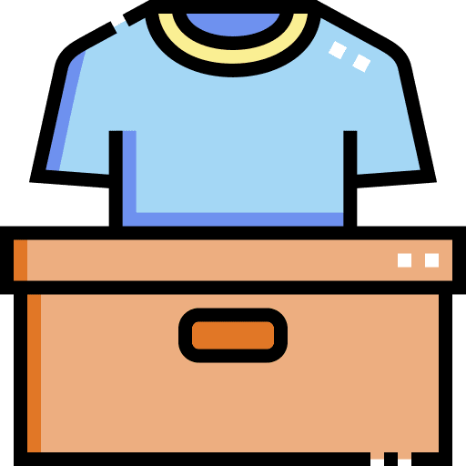 Clothes charity box fashion icon