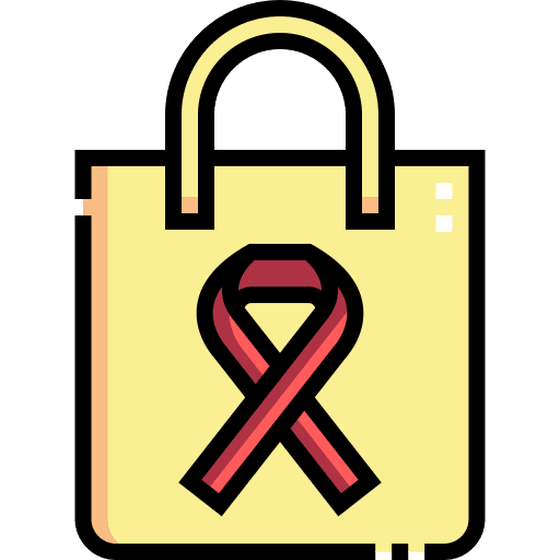 Shopping bag charity shopping bag bag icon