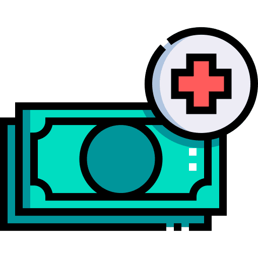 Charity banknote money charity icon