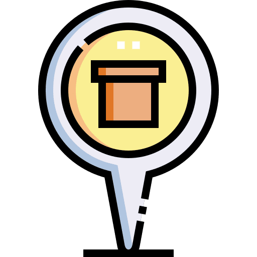 Location pin help map placeholder icon