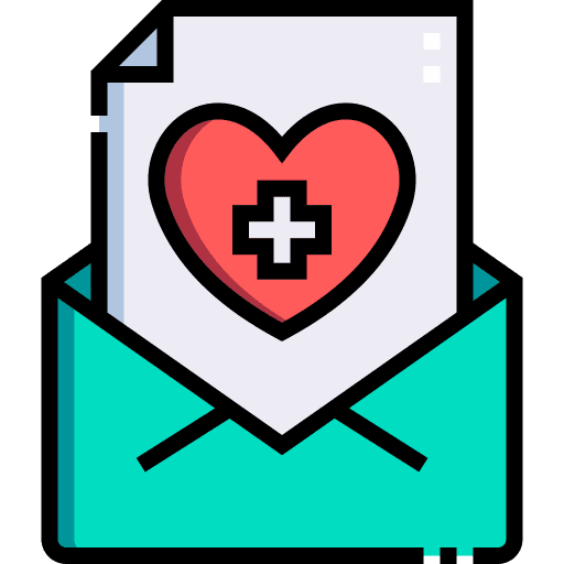 Mail mail donation charity icon