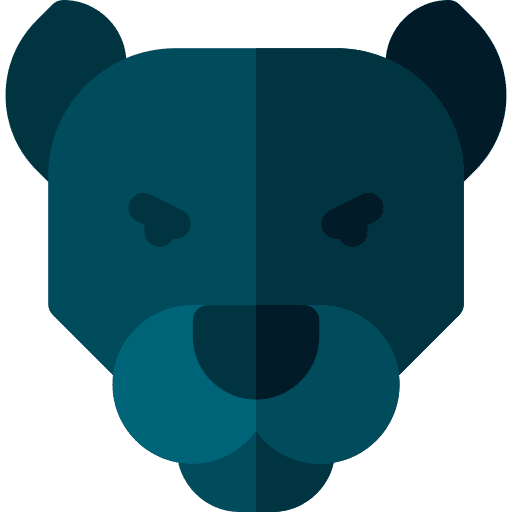 Panther jungle wild animals wildlife icon