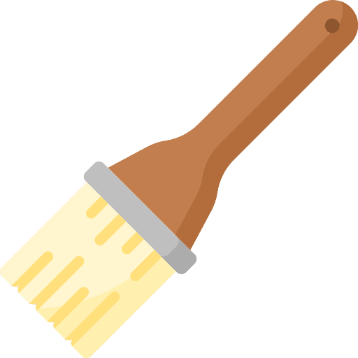 Basting brush kitchen bakery basting brush icon Basting brush kitchen bakery basting brush icon
