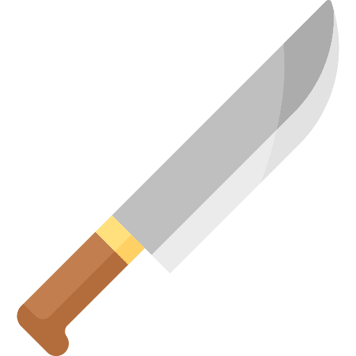 Knife penknife food and restaurant blade icon Knife penknife food and restaurant blade icon
