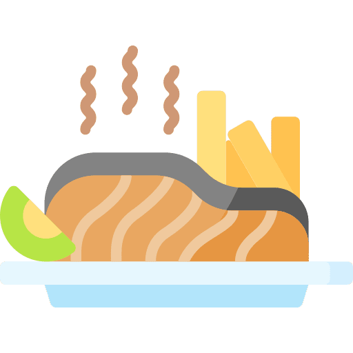 Salmon steak tuna salmon icon Salmon steak tuna salmon icon