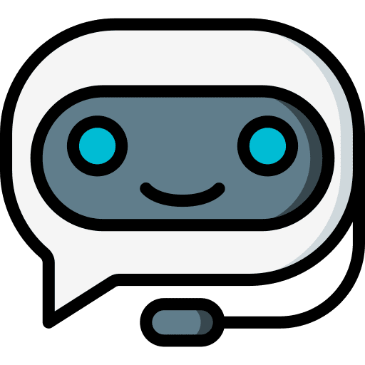 Bot communications message microphone icon Bot communications message microphone icon