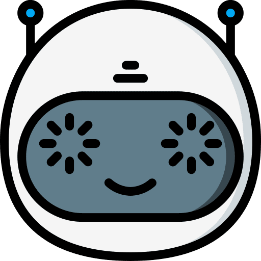Bot robot virtual face icon Bot robot virtual face icon