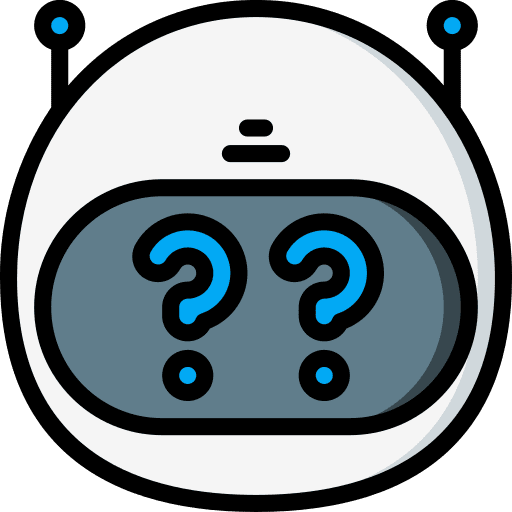Bot face technology assistant icon Bot face technology assistant icon
