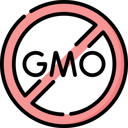 Non gmo signaling vegetarian diet icon