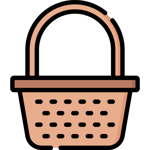 Basket camping basket holidays icon Basket camping basket holidays icon